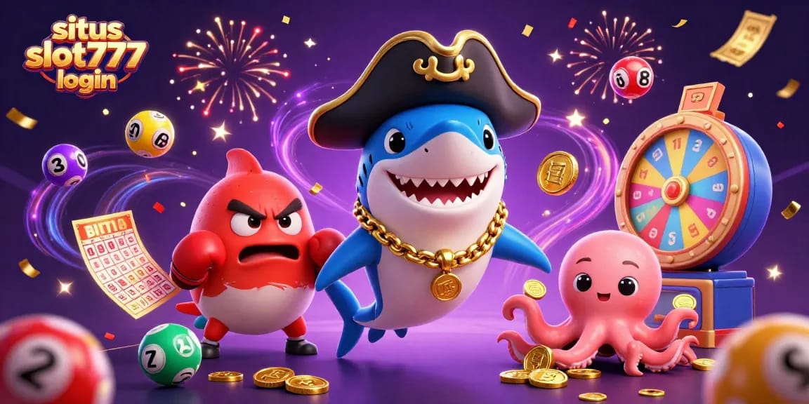 Join the fun at situs slot777 login with vibrant characters and casino elements, perfect for gamers.