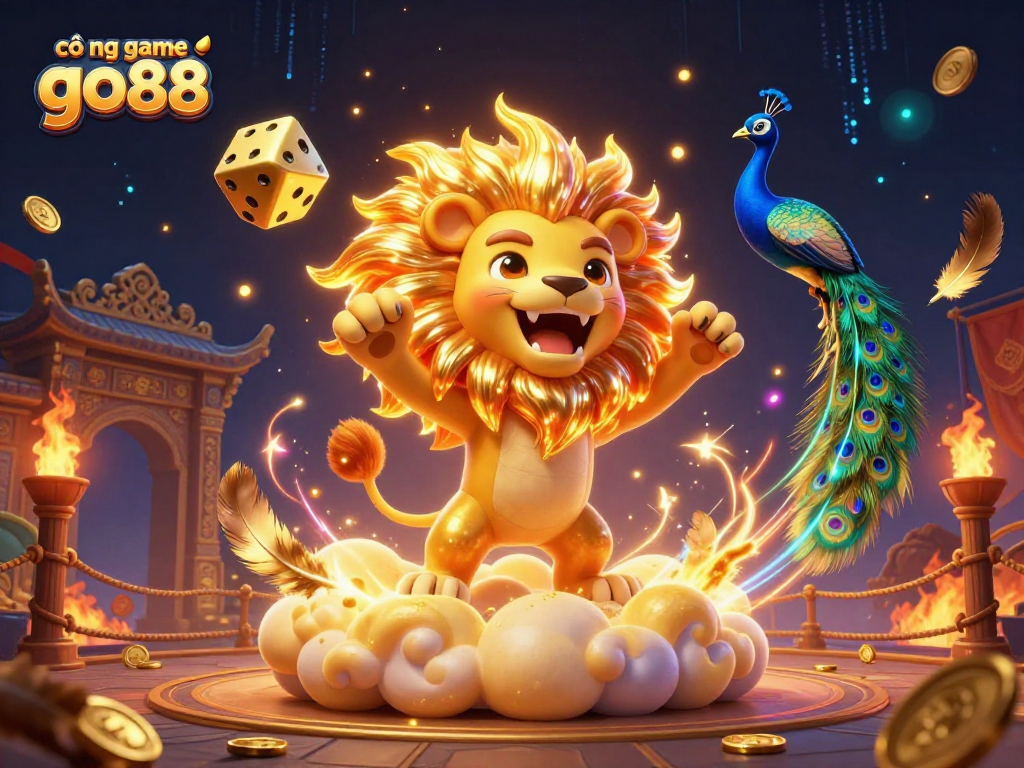 Engage in thrilling gameplay at cổng game go88 with vibrant characters and dynamic casino elements.