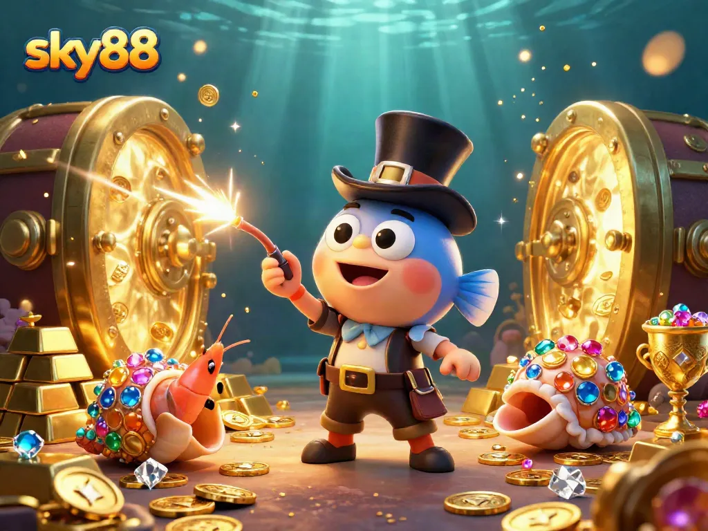 Engage in thrilling adventures at sky88 with lively characters, treasure, and gambling excitement.