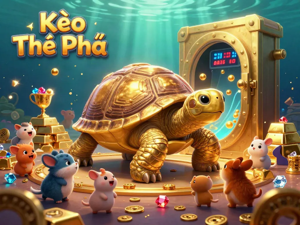 Experience thrilling Kèo Thẻ Phạt action with a vibrant, fun-filled illustration of a casino scene.