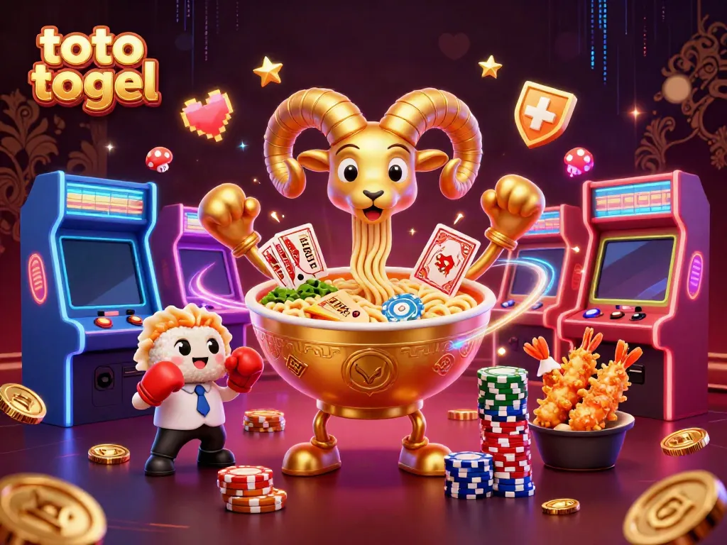 Engage in thrilling action with a toto togel-themed casino scene filled with vibrant characters and elements.