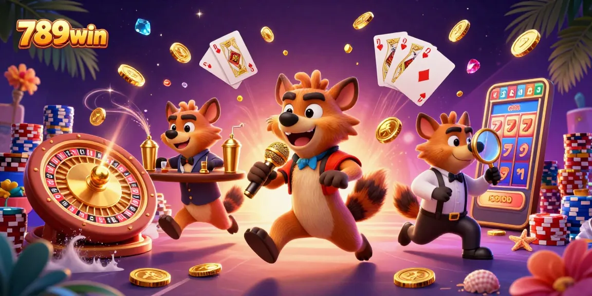 Experience excitement with 789win as hyenas bring comedy to the casino scene.