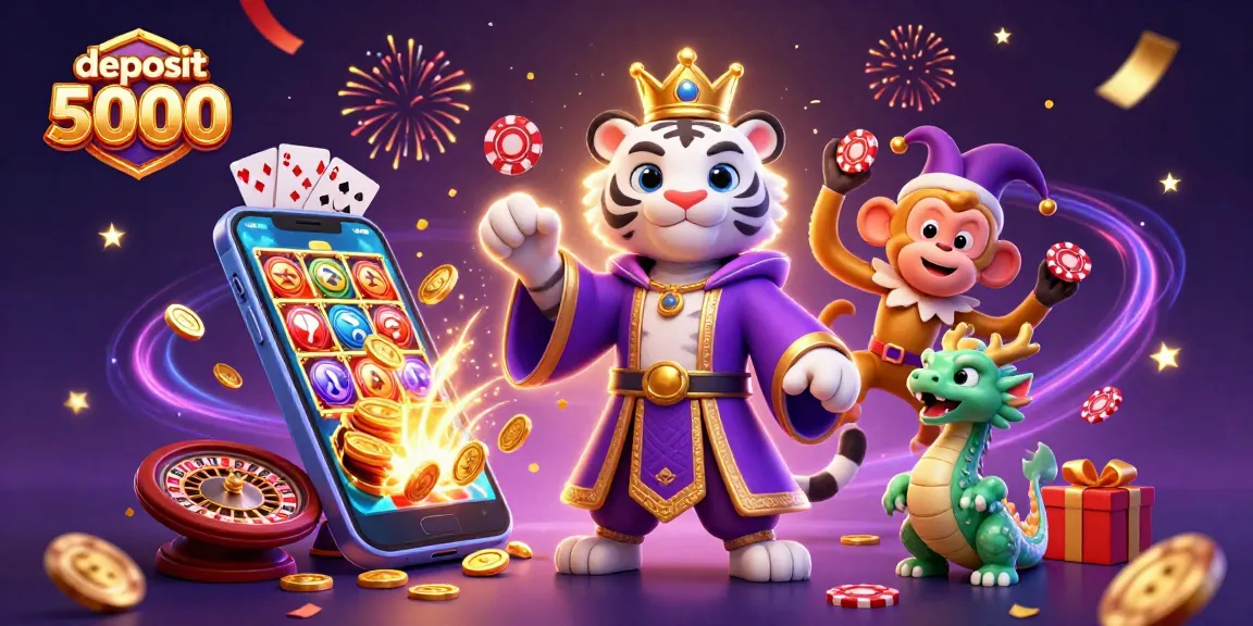 Experience the thrill of deposit 5000 with dynamic casino action and vibrant characters.