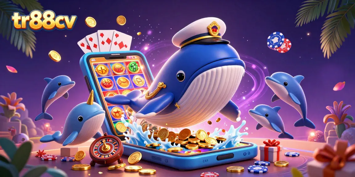 Engage with tr88cv's thrilling gaming experience featuring vibrant characters and energetic casino elements.