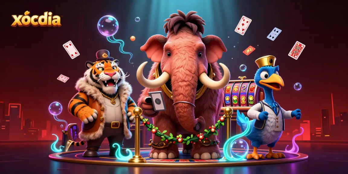 Experience vibrant xocdia gameplay with exquisite characters and rich casino elements in a captivating scene.